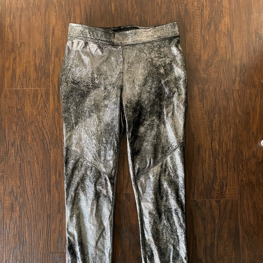 Silver leggings